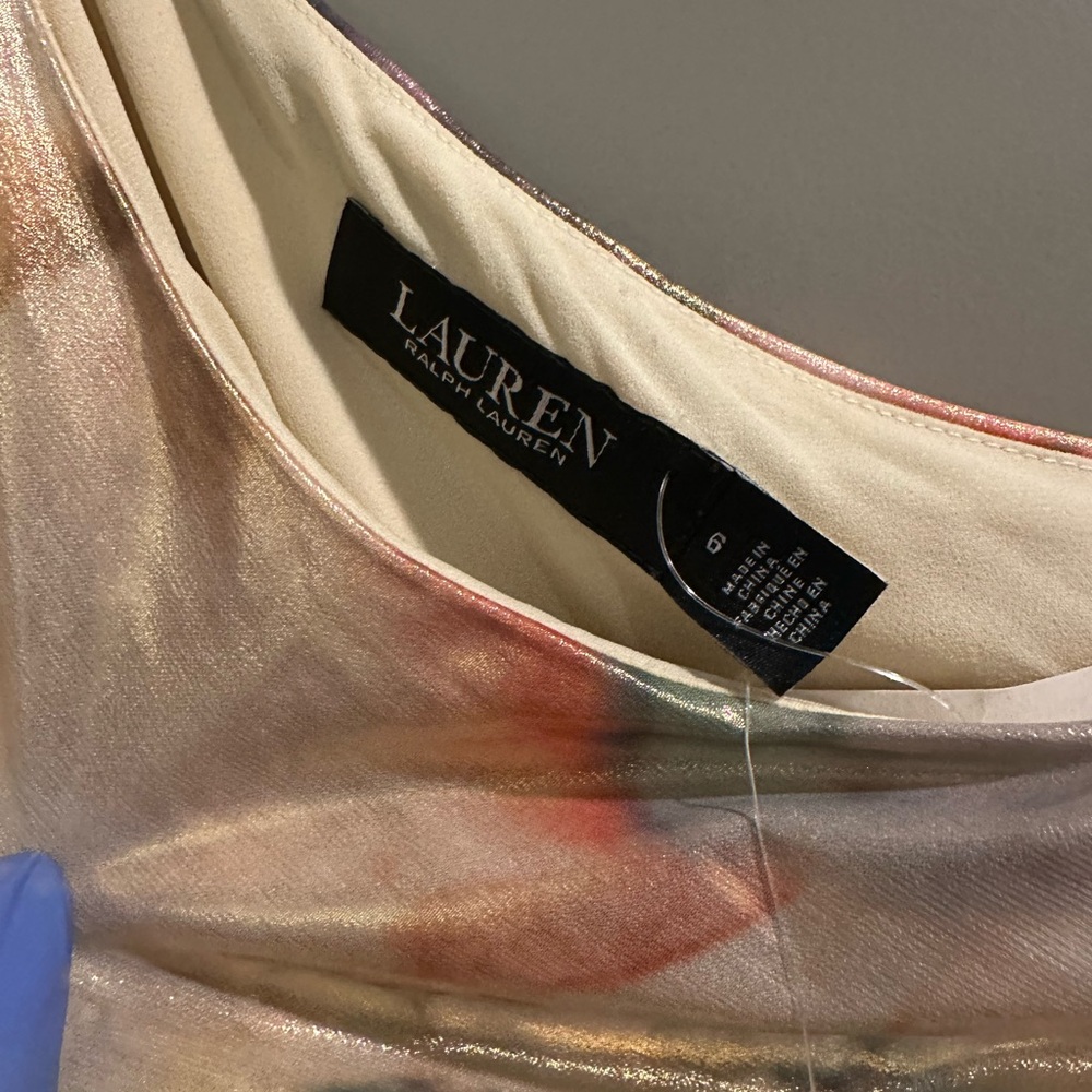 Ralph Lauren Multicolor Metallic Dress - Picture 5 of 9